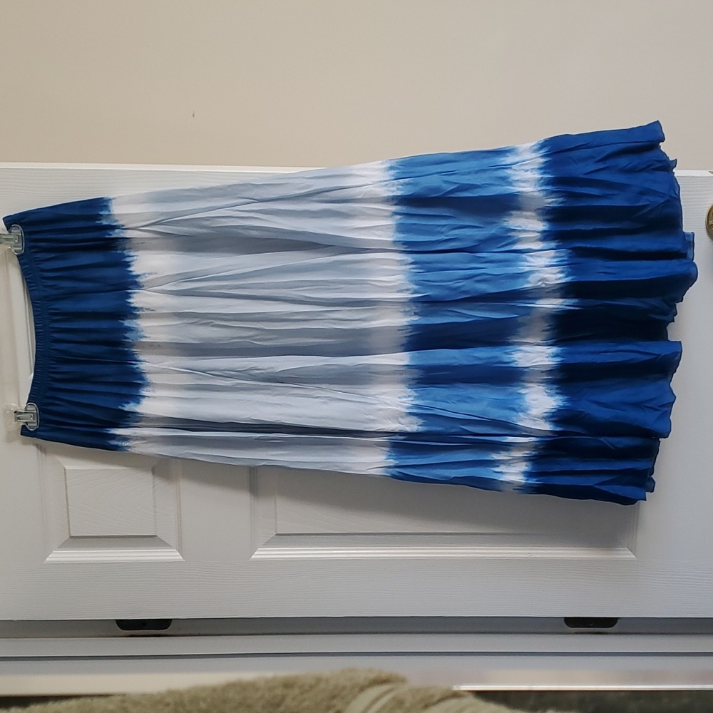 Zac & Rachel Blue Ombre Maxi Skirt